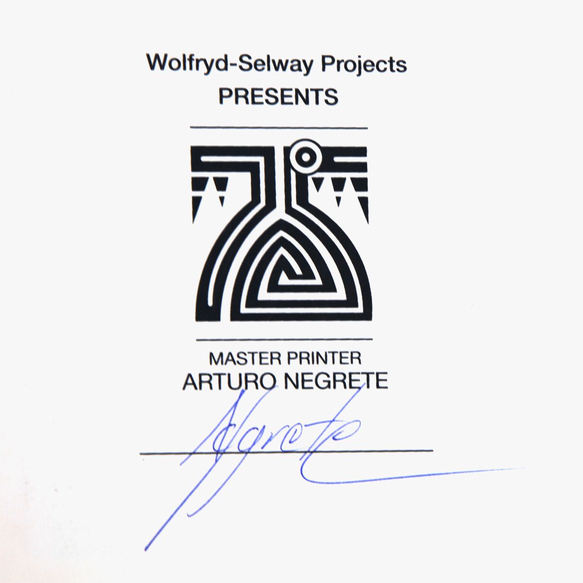 Wolfryd-Selway Projects- Silkscreen