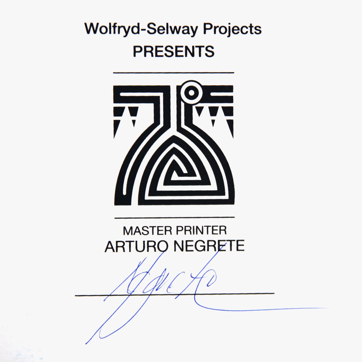 Wolfryd-Selway Projects- Silkscreen