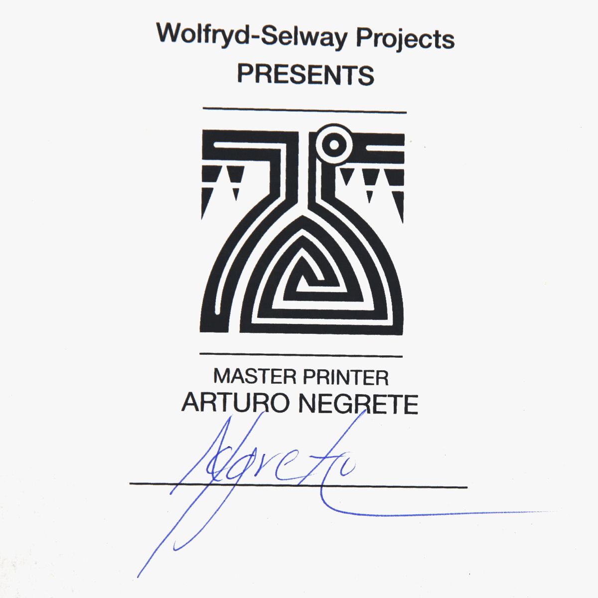 Wolfryd-Selway Projects- Silkscreen