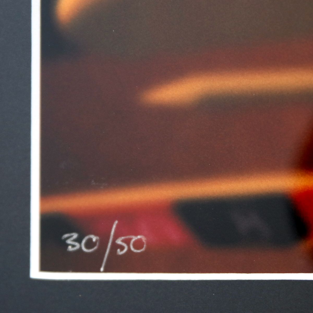 Des Taylor- Chromatic pigment ink on PhotoRag fine art paper "Remy's Roulette"