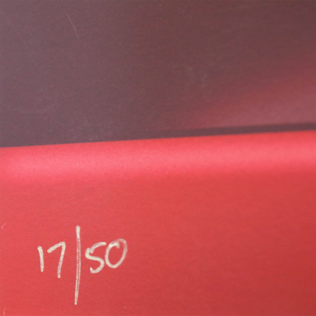 Des Taylor- Chromatic pigment ink on PhotoRag fine art paper "Red Rokkit 7"