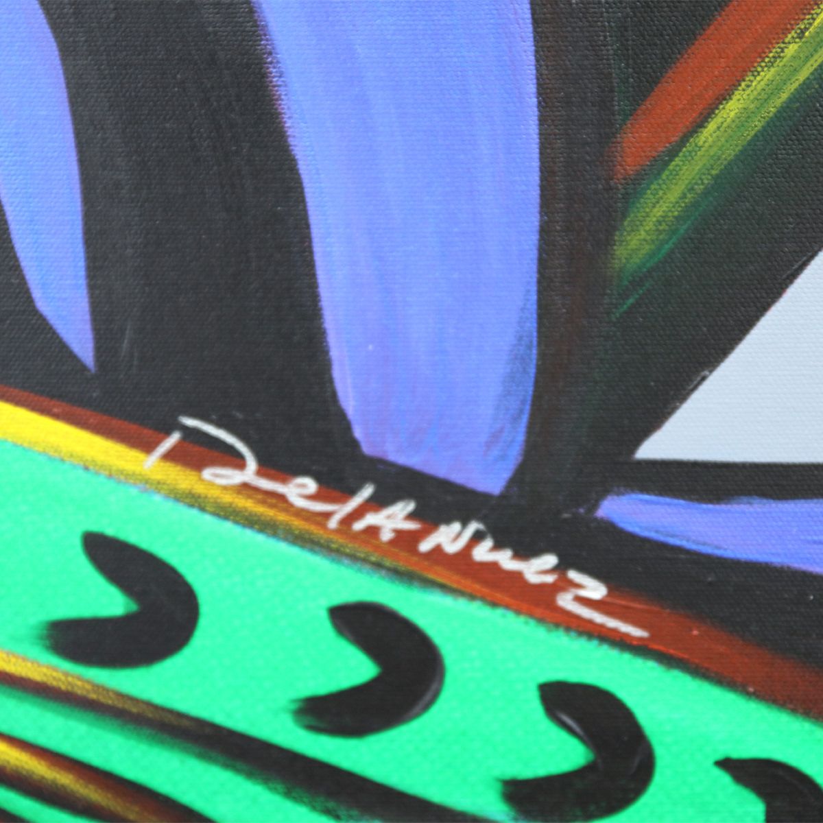 Nelson De La Nuez- Giclee on canvas "Bad Kitty"