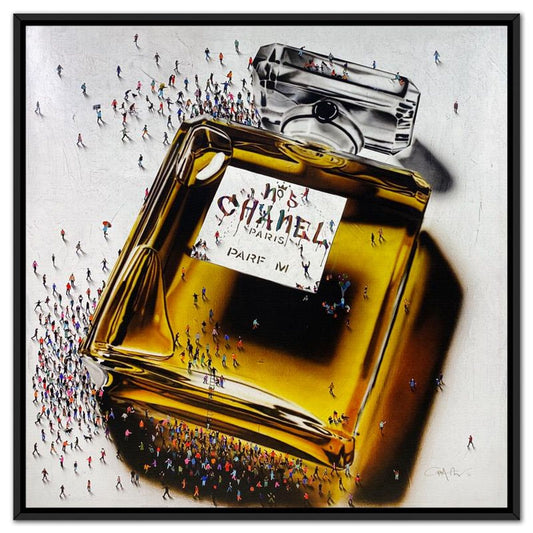 Craig Alan, "Populus: Cocotte" Framed Limited Edition on Canvas, Numbered 1/75 and Hand Signed with Letter of Authenticity.