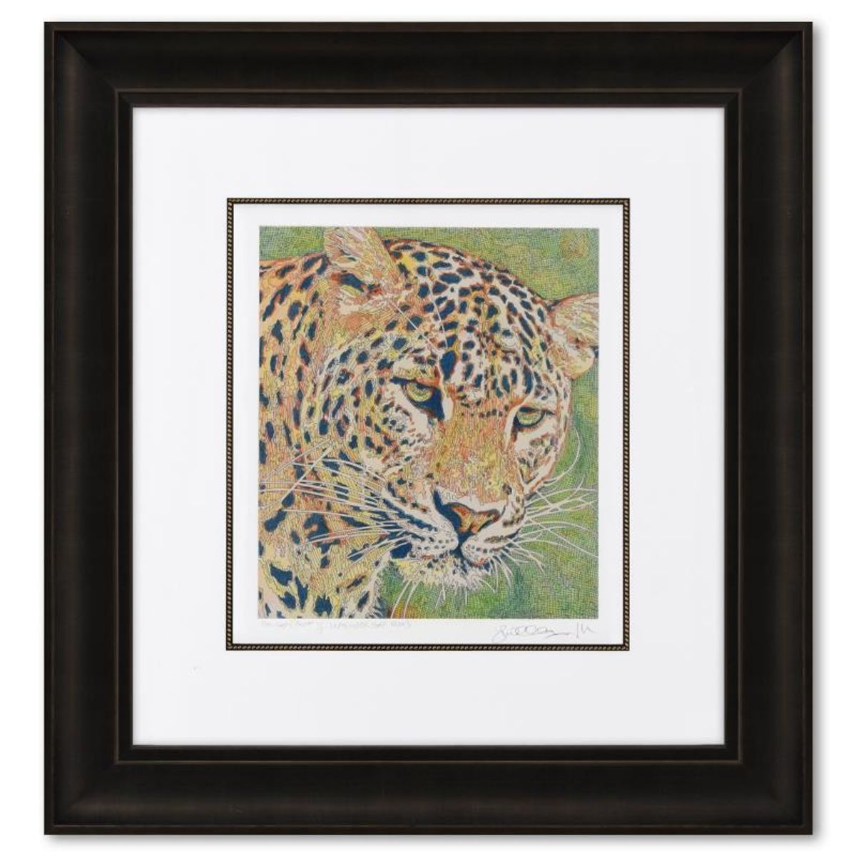 Guillaume Azoulay, "September Song" Framed Limited Edition Hand Colored Etching, PP Numbered 1/3 and Hand Signed with Letter of Authenticity