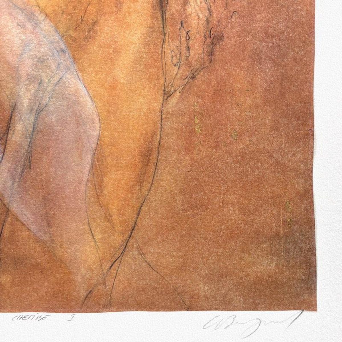 Gary Benfield, "Chemise 1" Limited Edition Serigraph, Numbered and Hand Signed with Certificate of Authenticity.
