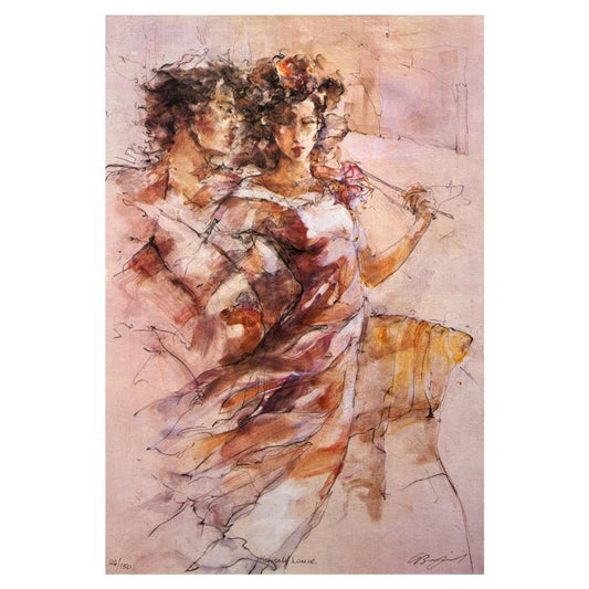 Gary Benfield, "Heavenly Dance" Limited Edition Serigraph on Canvas, Numbered 126/150 and Hand Signed with Certificate of Authenticity.