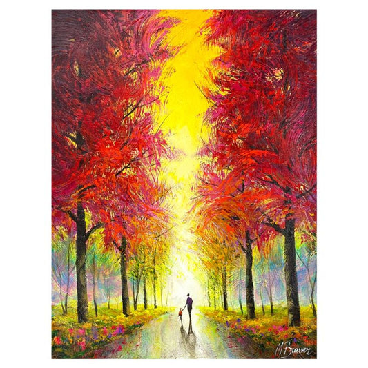 Mark Braver, Original Oil Painting on Canvas, Hand Signed with Letter of Authenticity.