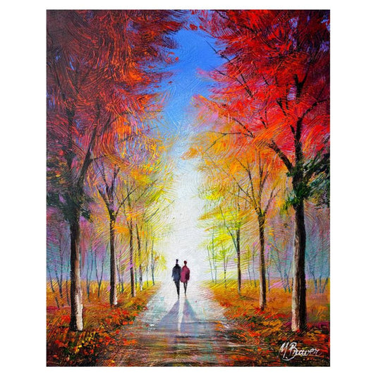 Mark Braver, Original Acrylic Painting on Canvas, Hand Signed with Letter of Authenticity.