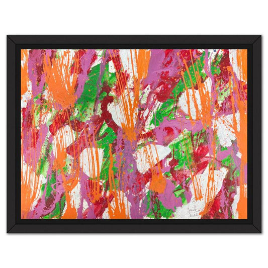 Jenik Cook, Framed Hand Signed Original Painting with Letter of Authenticity.