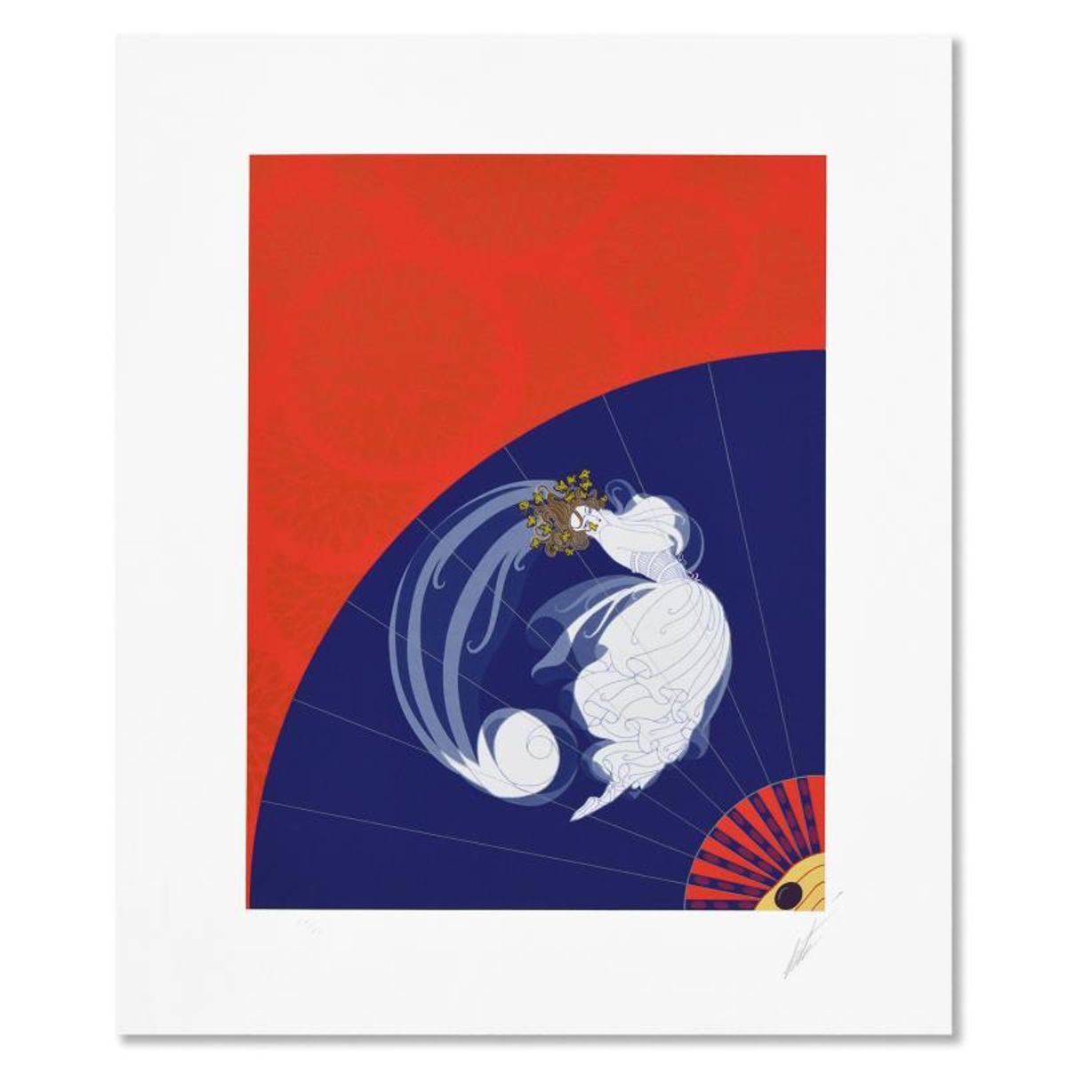 Erte (1892-1990), "Legerete" Limited Edition Serigraph, Numbered XX/XX and Hand Signed with Letter of Authenticity