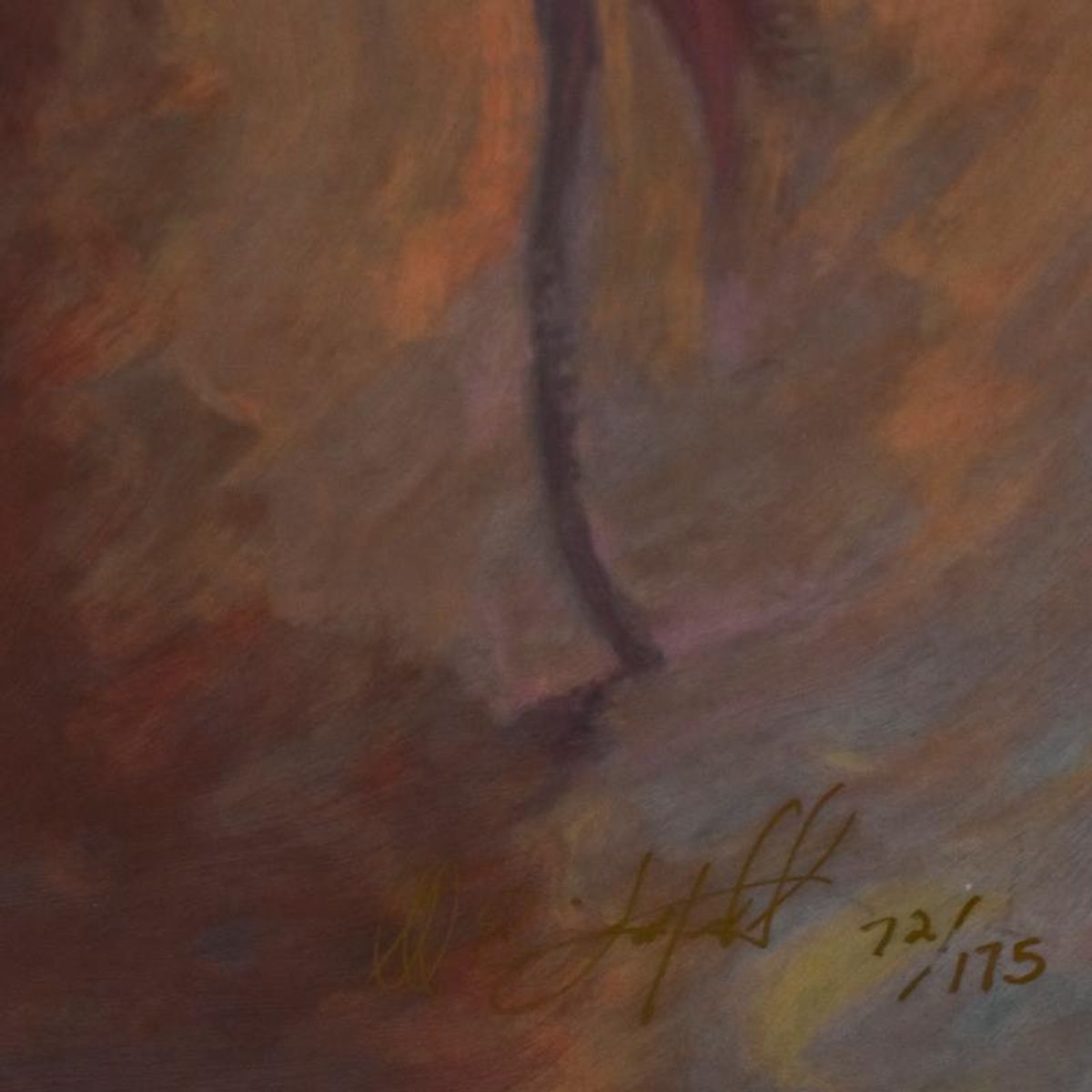 Don Hatfield, "Day Dreaming" Limited Edition on Clayboard, Numbered 72/175 and Hand Signed with Letter of Authenticity.