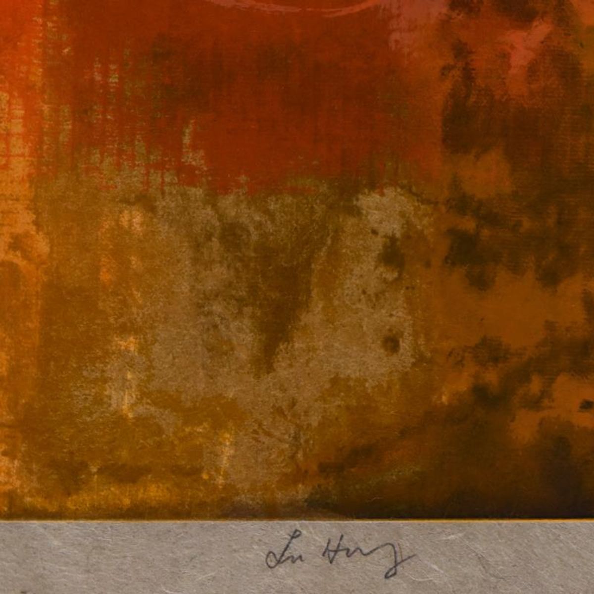 Lu Hong, "Equus" Limited Edition Serigraph on Rice Paper, Numbered and Hand Signed with Letter of Authenticity