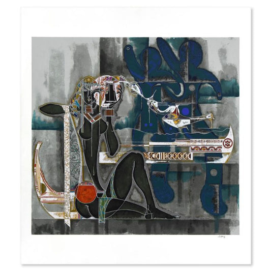 Lu Hong, "Heart and Soul" Limited Edition Serigraph, Numbered 206/300 and Hand Signed with Letter of Authenticity (Disclaimer)