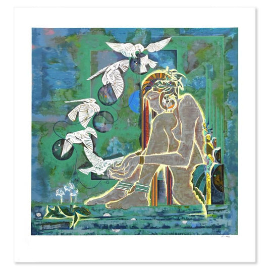 Lu Hong, "Morning Sonata" Limited Edition Serigraph, Numbered 105/300 and Hand Signed with Letter of Authenticity (Disclaimer)