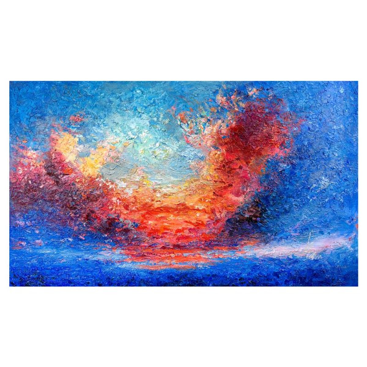 Inam, Original Oil Painting on Canvas, Hand Signed with Letter of Authenticity.