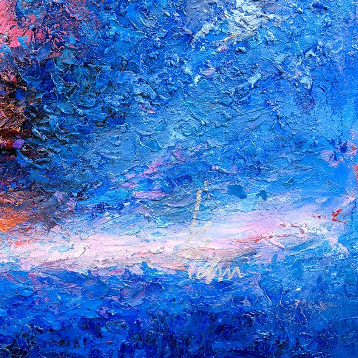 Inam, Original Oil Painting on Canvas, Hand Signed with Letter of Authenticity.