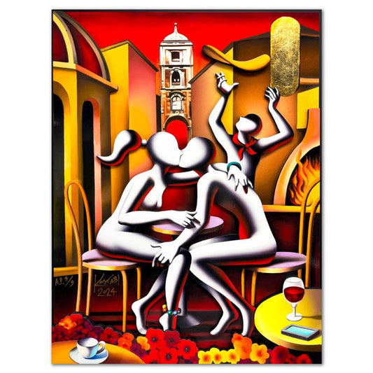 Mark Kostabi, "The Best is Yet to Come" Limited Edition 3D Serigraph on Board, AP Numbered 9/9 and Hand Signed with Letter of Authenticity.
