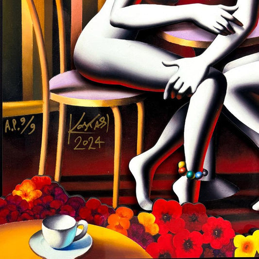 Mark Kostabi, "The Best is Yet to Come" Limited Edition 3D Serigraph on Board, AP Numbered 9/9 and Hand Signed with Letter of Authenticity.