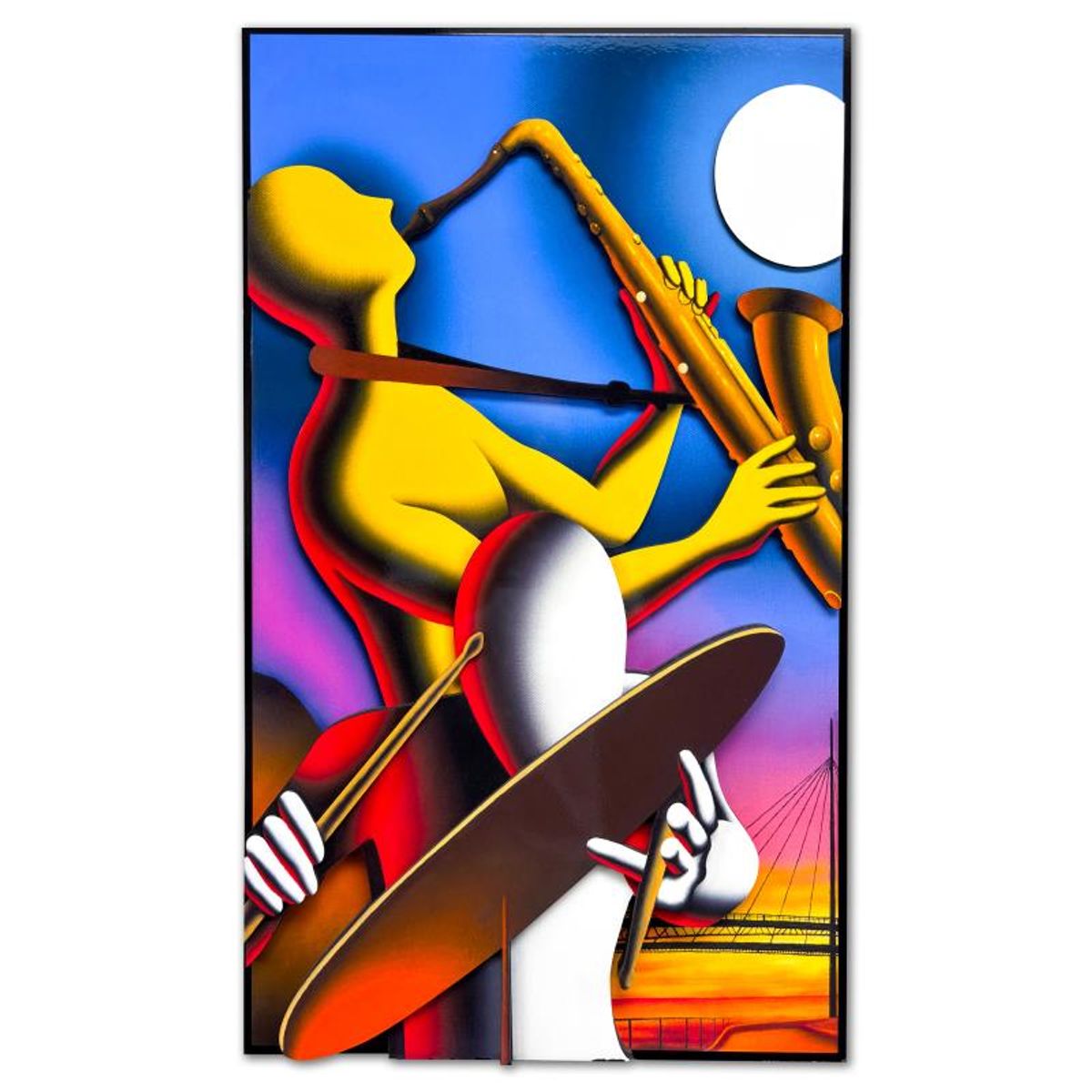 Mark Kostabi, "The Eulogy of You" Limited Edition 3D Serigraph on Board, AP Numbered 19/27 with Letter of Authenticity.