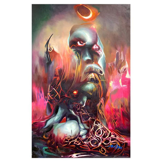 Mani, Original Acrylic Painting on Canvas, Hand Signed with Letter of Authenticity