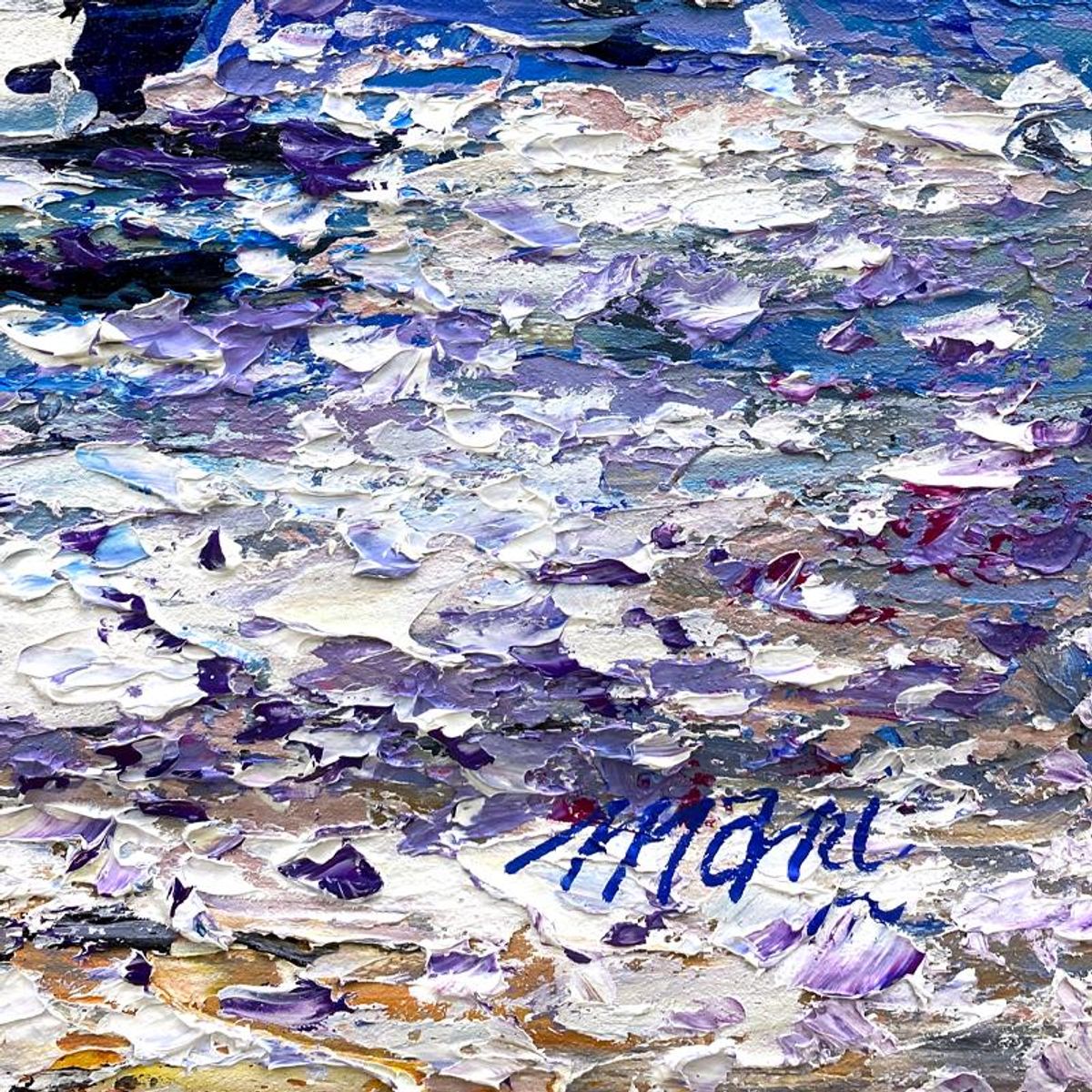 Mani, Original Acrylic Painting on Canvas, Hand Signed with Letter of Authenticity.
