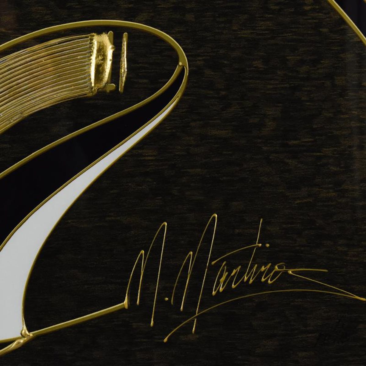 Martiros Manoukian, "Golden Sorrow" Framed Limited Edition Mixed Media Silkscreen, PP Numbered 1/15 and Hand Signed with Letter of Authenticity.