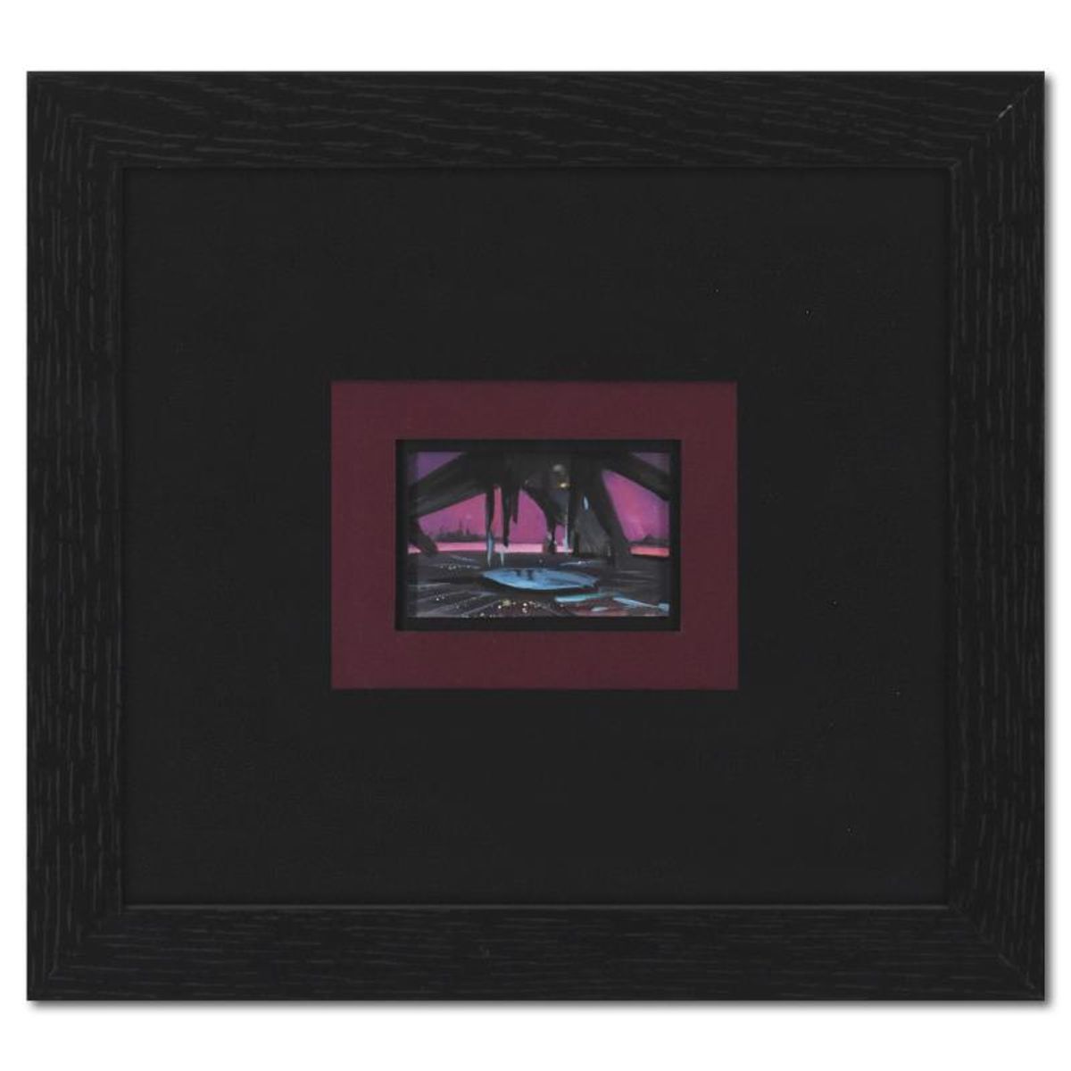 Marvel Comics, Framed Original Story Board Production Painting with Letter of Authenticity.
