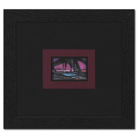 Marvel Comics, Framed Original Story Board Production Painting with Letter of Authenticity.