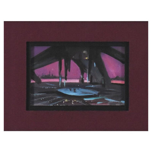 Marvel Comics, Framed Original Story Board Production Painting with Letter of Authenticity.
