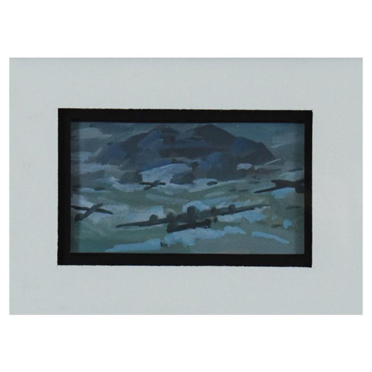 Marvel Comics, Framed Original Story Board Production Painting with Letter of Authenticity.
