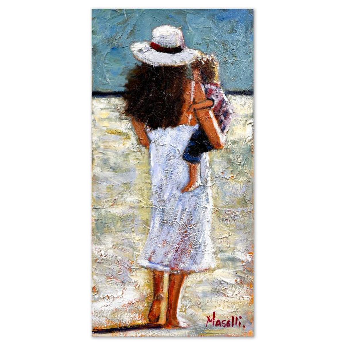 Michael Maselli, Original Painting on Canvas, Hand Signed with Letter of Authenticity.