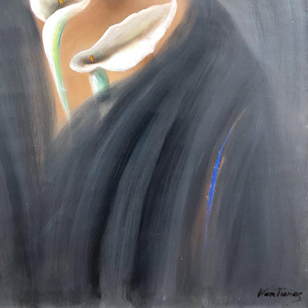 Victoria Montesinos, Original Oil Painting on Canvas, Hand Signed with Letter of Authenticity.