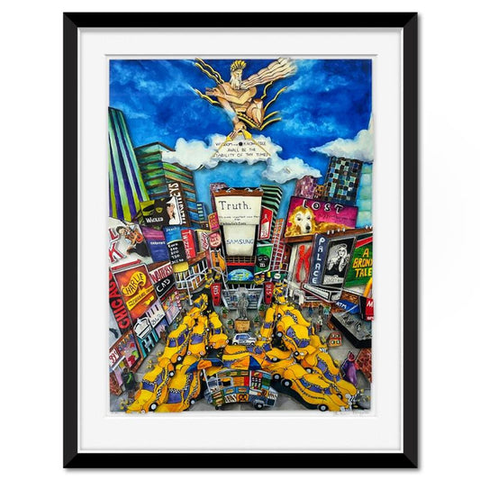 Linnea Pergola, "Truth" Framed 3D Limited Edition from an EA Edition, Hand Signed with Letter of Authenticity.