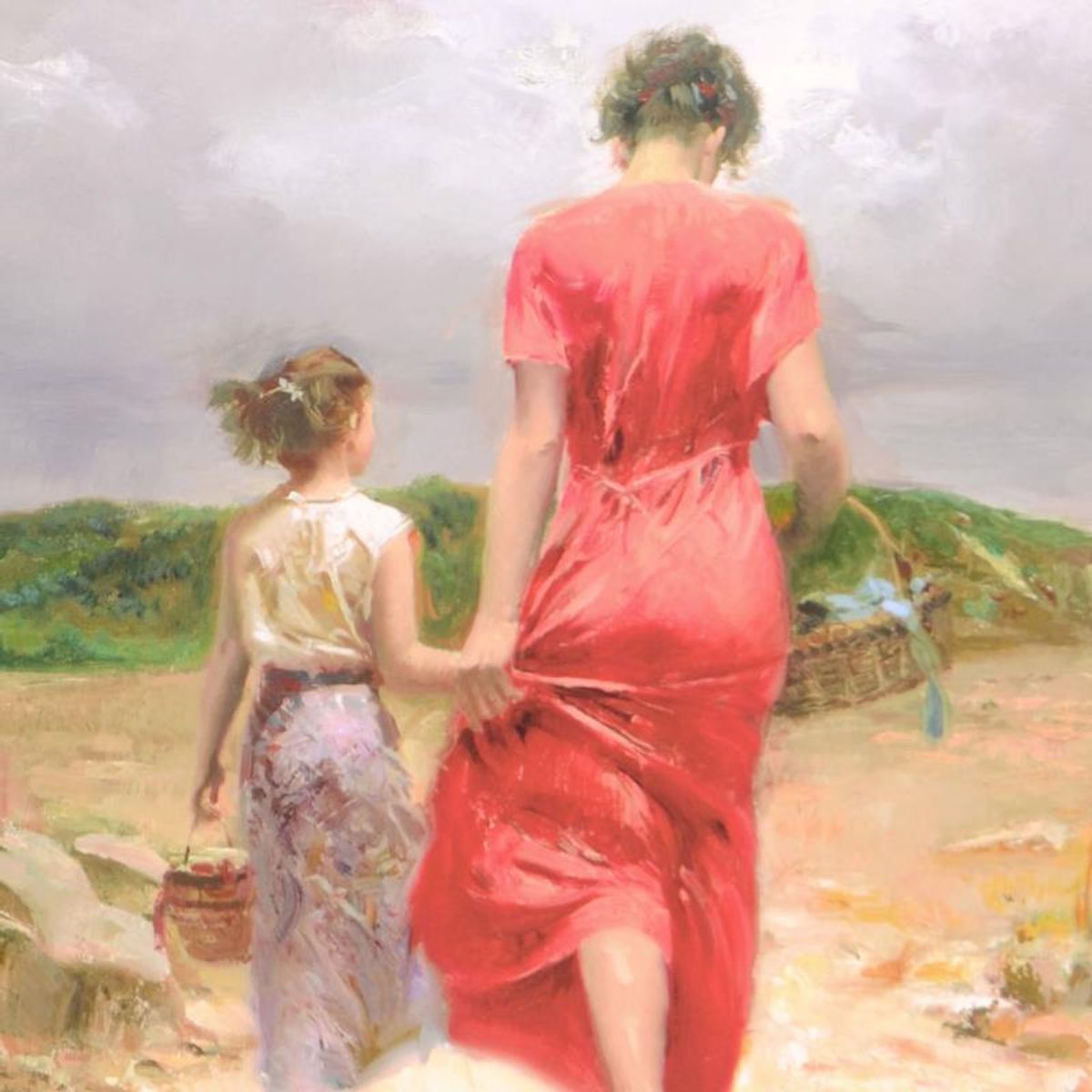 Pino (1939-2010), "Homeward Bound" Limited Edition on Canvas, Numbered and Hand Signed with Certificate of Authenticity.