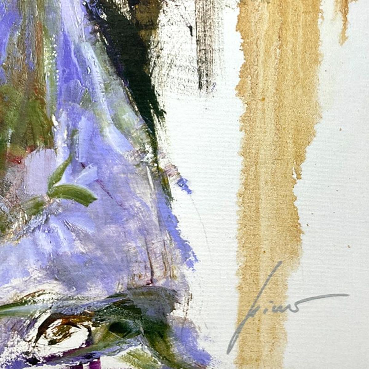Pino (1939-2010), "Her Favorite Dress" Limited Edition on Canvas, Numbered 2/295 and Hand Signed with Certificate of Authenticity.
