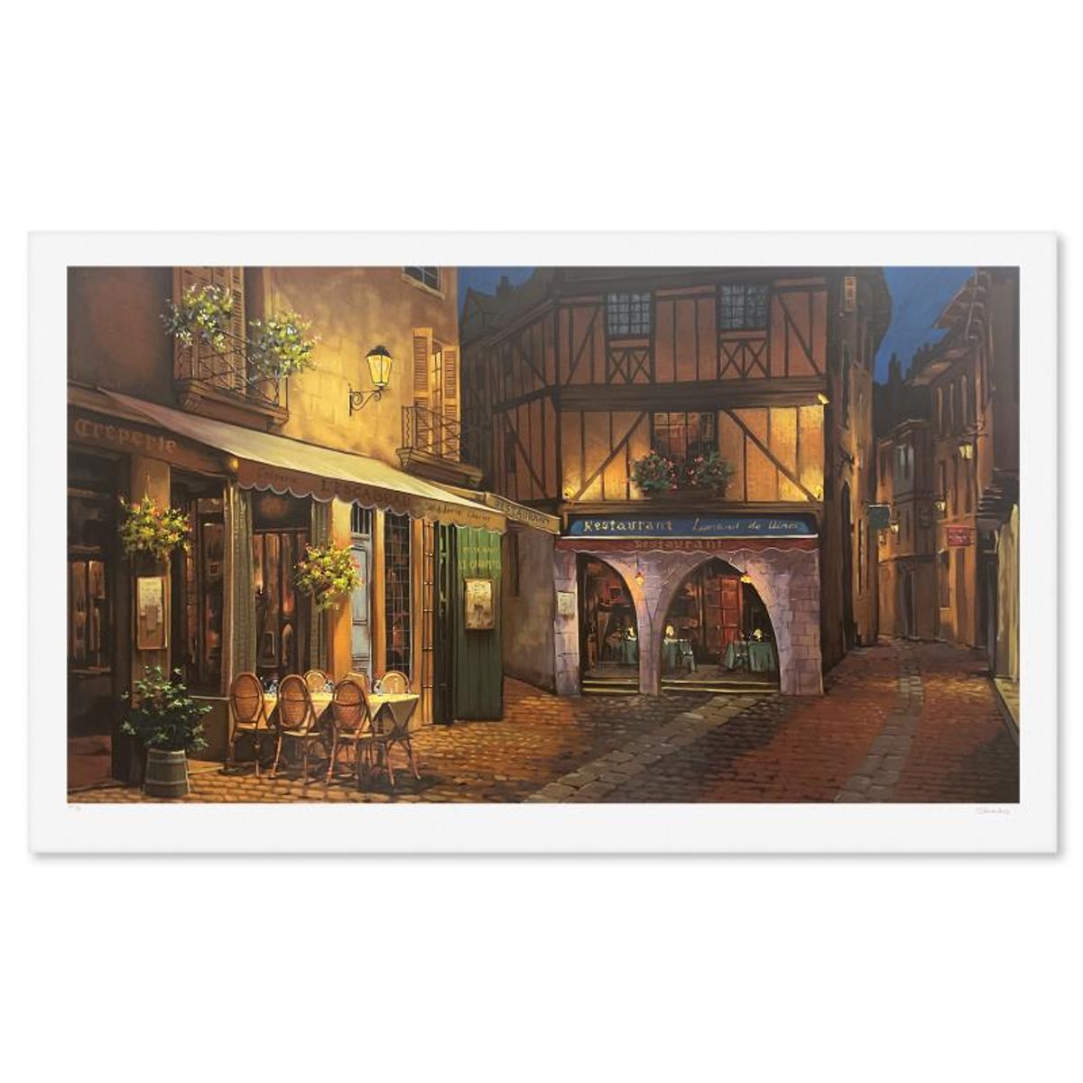 Viktor Shvaiko, "Twilight at Troy (White)" Limited Edition Printer's Proof Serigraph (29.5" x 52"), Numbered 1/3 and Hand Signed with Letter of Authenticity.