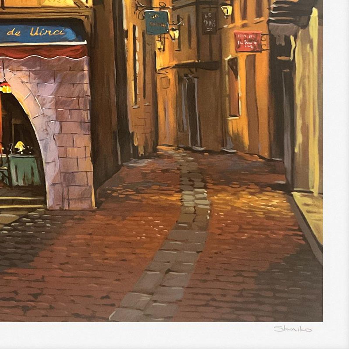 Viktor Shvaiko, "Twilight at Troy (White)" Limited Edition Printer's Proof Serigraph (29.5" x 52"), Numbered 1/3 and Hand Signed with Letter of Authenticity.