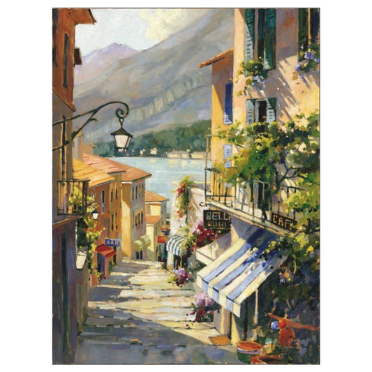 Marilyn Simandle, "Cafe Bella Limited Edition on Canvas, Numbered and Hand Signed with Letter of Authenticity.