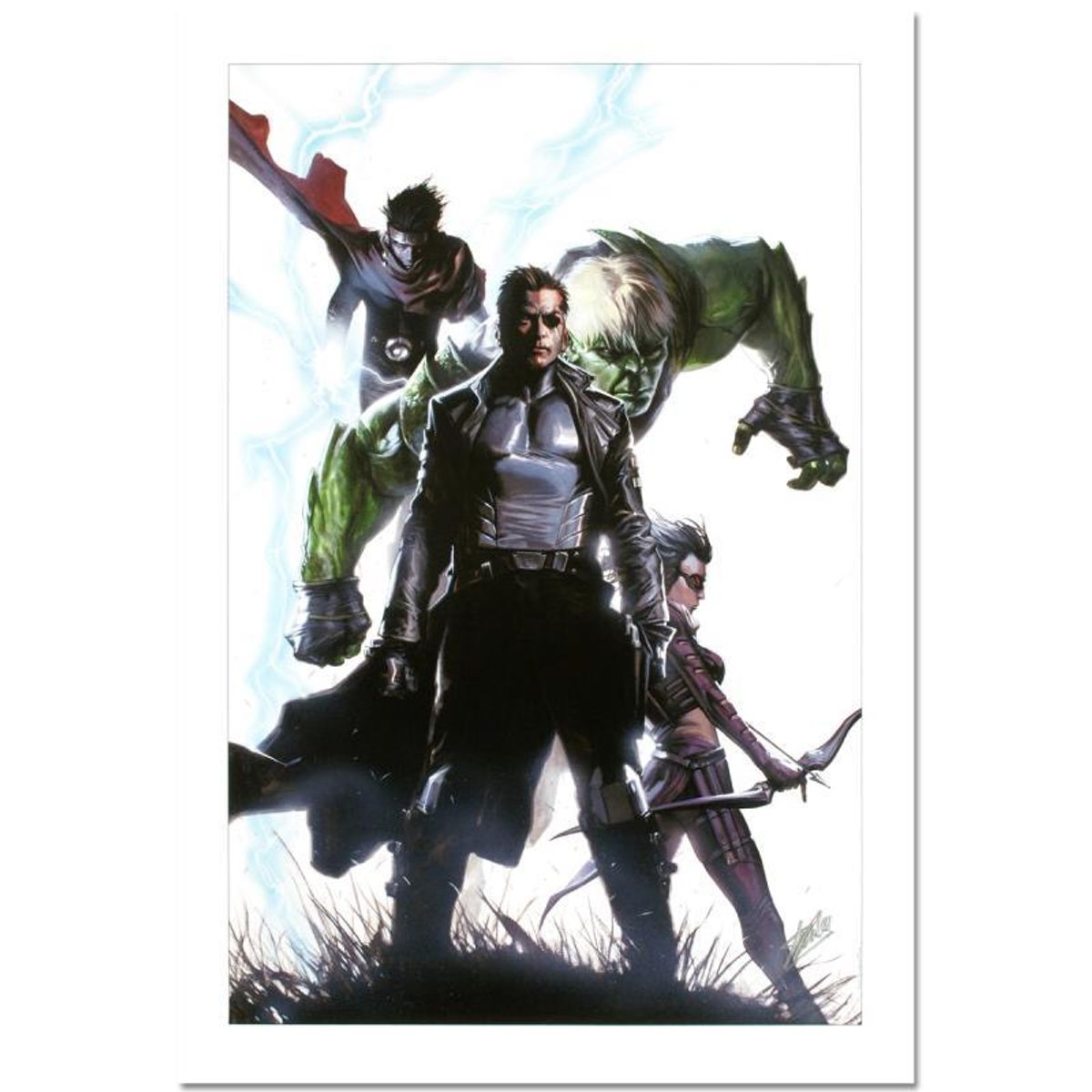Stan Lee Signed, Marvel Comics "Secret Invasion #4" Limited Edition Canvas 1/10 with Certificate of Authenticity.