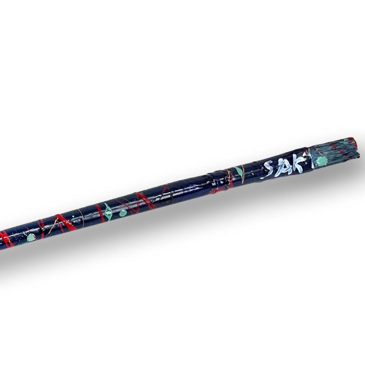Steve Kaufman (1960-2010), Hand Painted Paintbrush, Hand Signed with Letter of Authenticity.