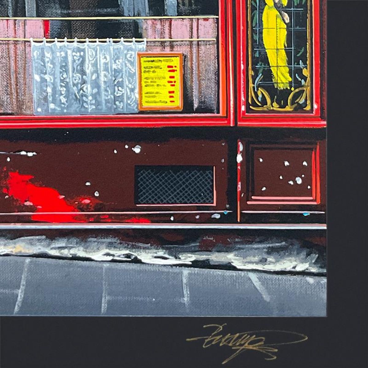 Thomas Pradzynski (1951-2007), "Salon de The" Limited Edition Serigraph, Numbered 9/150 and Hand Signed with Letter of Authenticity