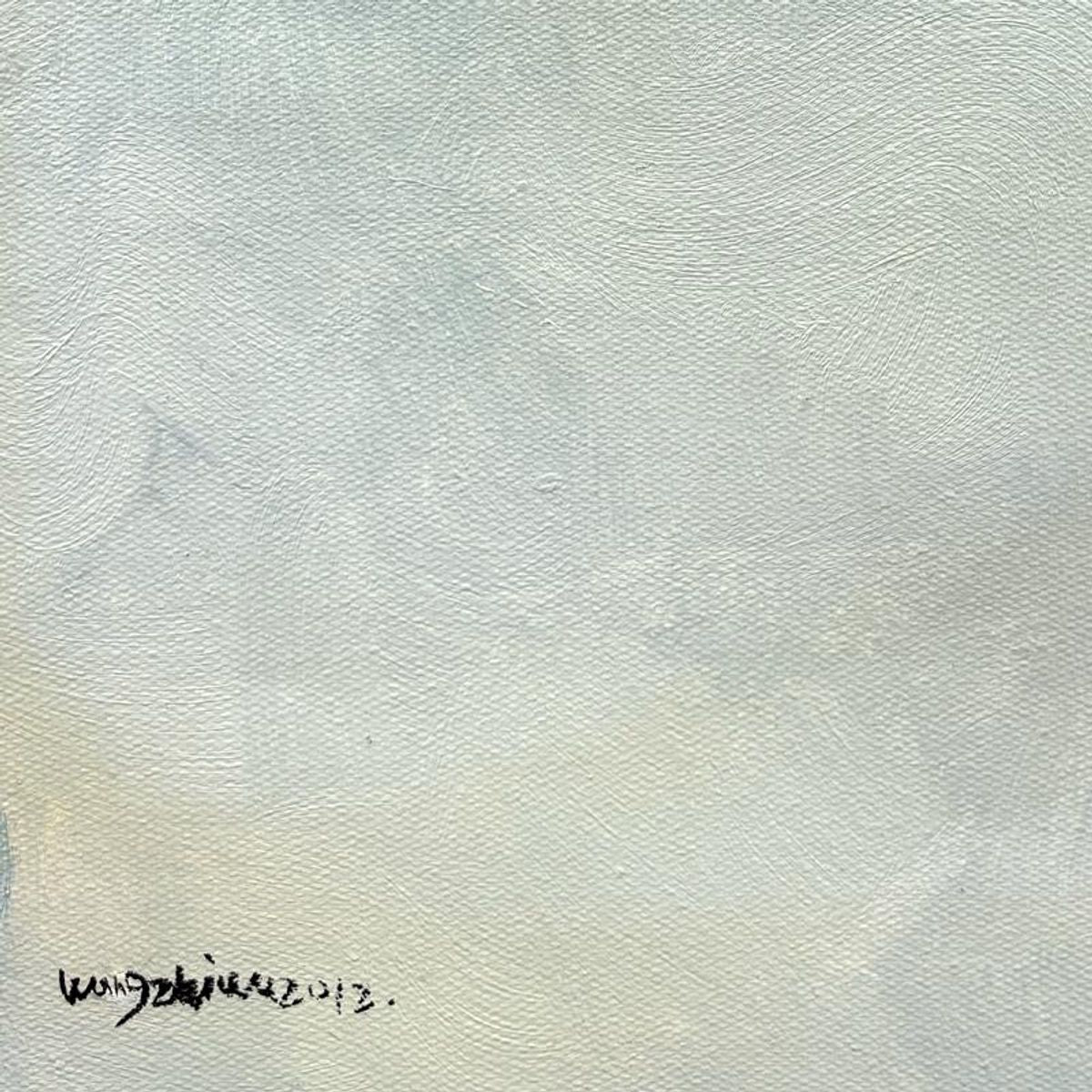 Wang, Original Mixed Media Painting on Canvas, Hand Signed with Letter of Authenticity.