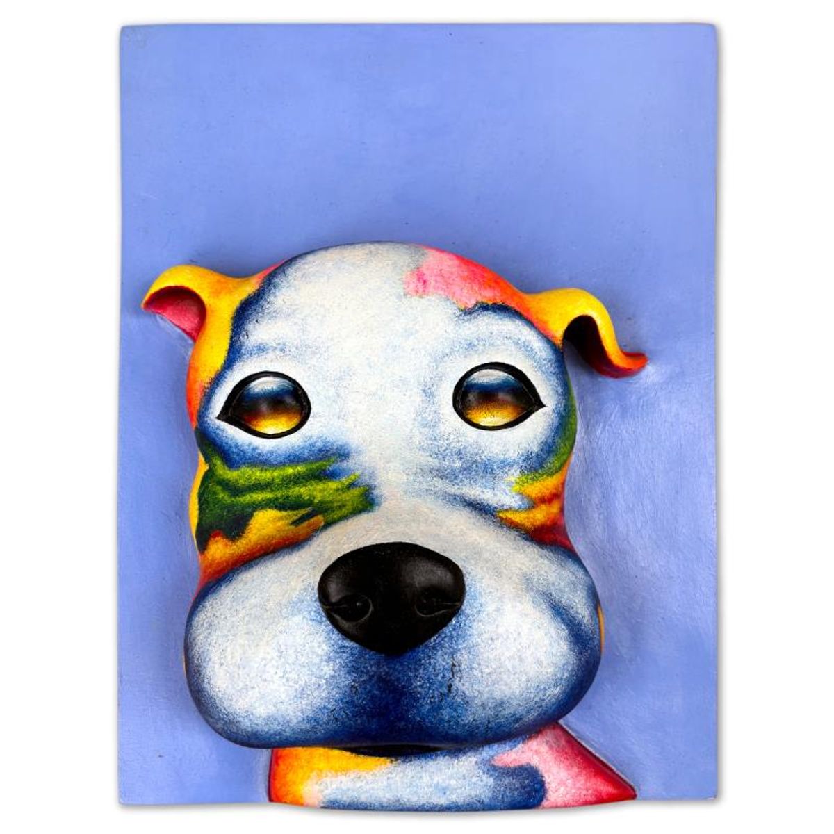 Wang, "Duke" Limited Edition Bas Relief Sculpture, Numbered 2/99 and Hand Signed with Letter of Authenticity.