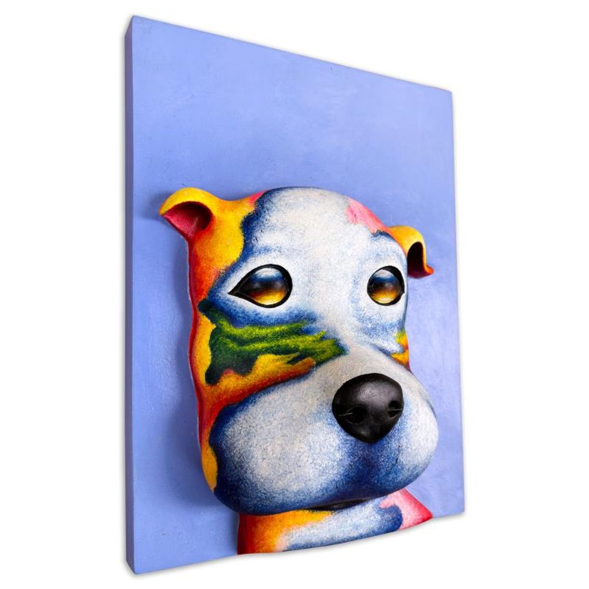 Wang, "Duke" Limited Edition Bas Relief Sculpture, Numbered 2/99 and Hand Signed with Letter of Authenticity.