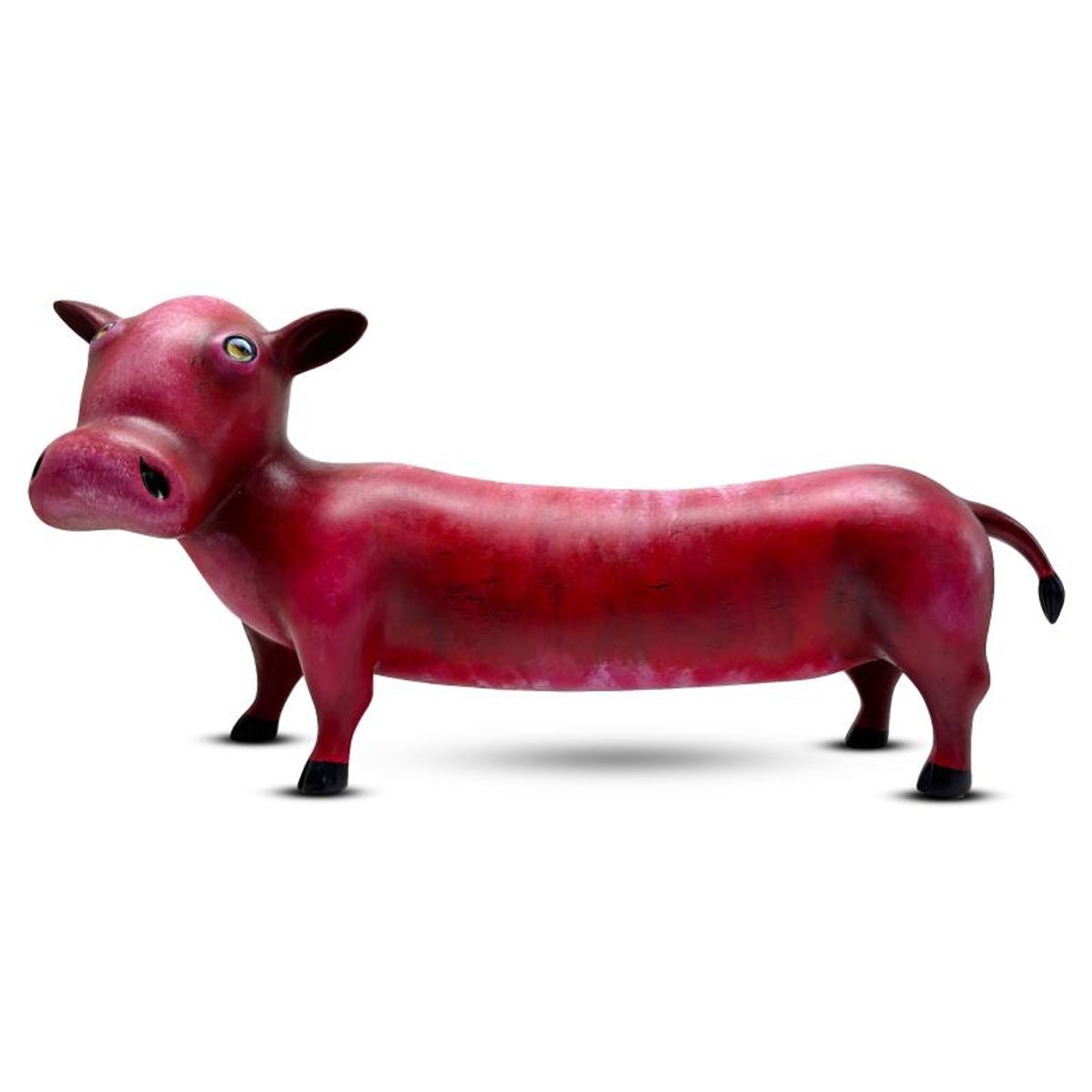 Wang, "Moo Over" Limited Edition Resin Sculpture, Numbered 29/99 and Hand Signed with Letter of Authenticity.
