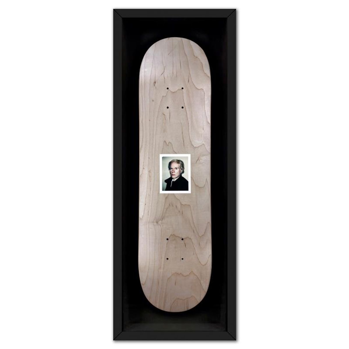 Andy Warhol (1928-1987), "Self-Portrait (Blue)" Framed One-of-a-Kind Unique Edition Skateboard, Signed Inverso with Certificate of Authenticity.