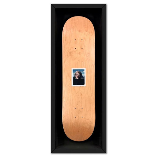 Andy Warhol (1928-1987), "Self-Portrait (Orange)" Framed One-of-a-Kind Unique Edition Skateboard, Signed Inverso with Certificate of Authenticity.