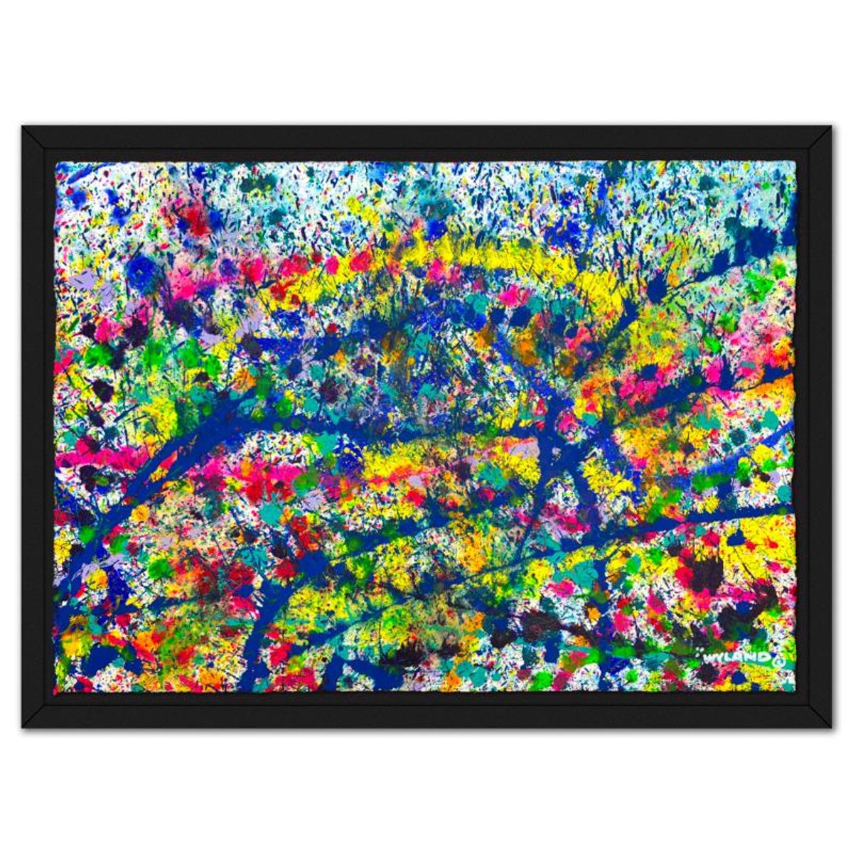Wyland, Framed Original Watercolor Painting, Hand Signed with Letter of Authenticity.