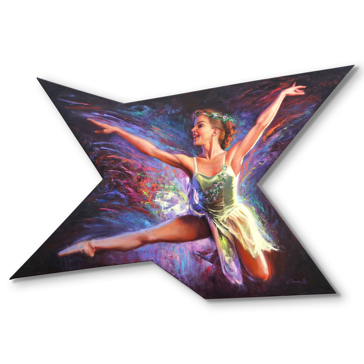 Wil Cormier- Original Oil on Canvas "Dancer in Motion"