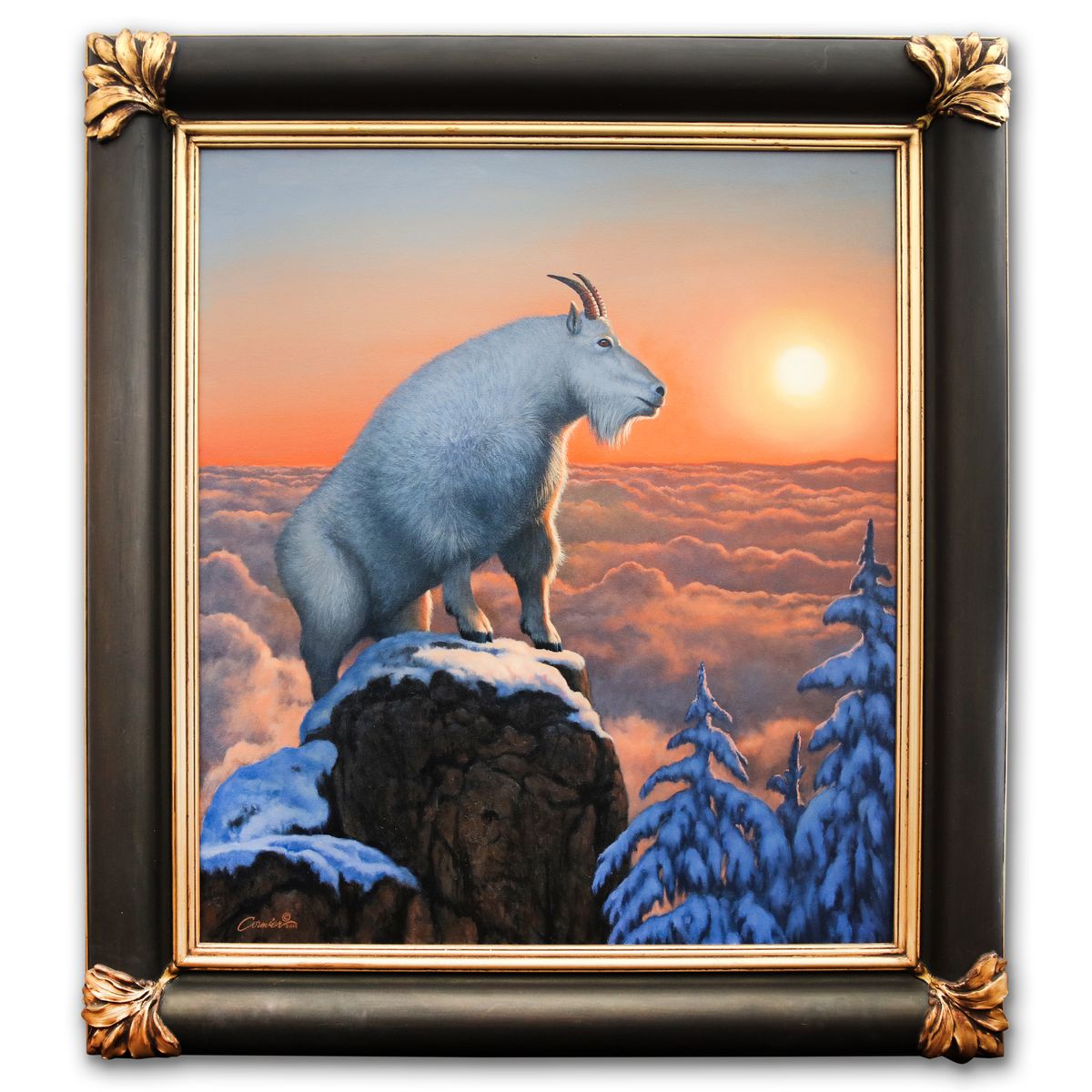 Wil Cormier- Original Oil on Canvas "Top of the World"